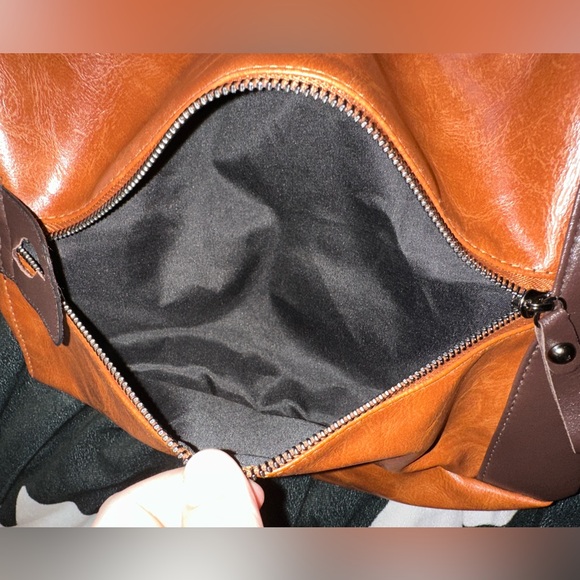 Brown Leather Backpack - Picture 3 of 9